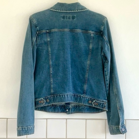Calvin Klein Jean Jacket Large  Cotton Denim - Picture 3 of 9